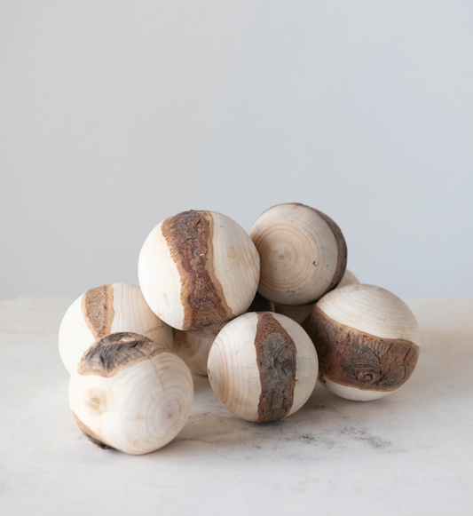 Wood Orb 3" | Floral | Sunday Night Dinner |  | 