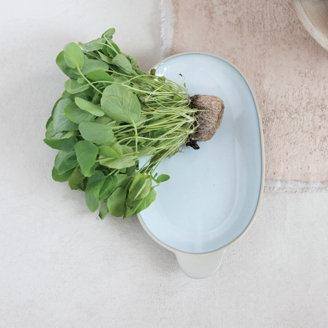 Stoneware Platter w/Handle | Serveware | Sunday Night Dinner |  | 