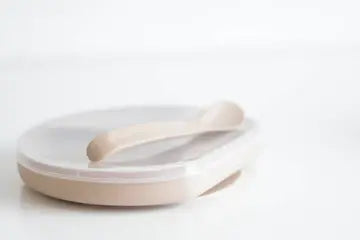 Silicone Suction Plate w/ Lid + Spoon | Baby | Sunday Night Dinner |  | 