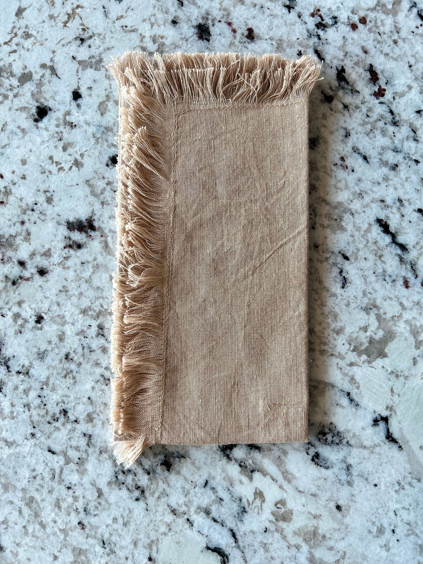 Stonewashed Linen Napkins w/ Fringe | Textiles | Sunday Night Dinner |  | 