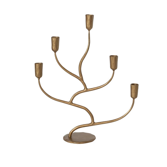 Natural Antique Gold Candelabra